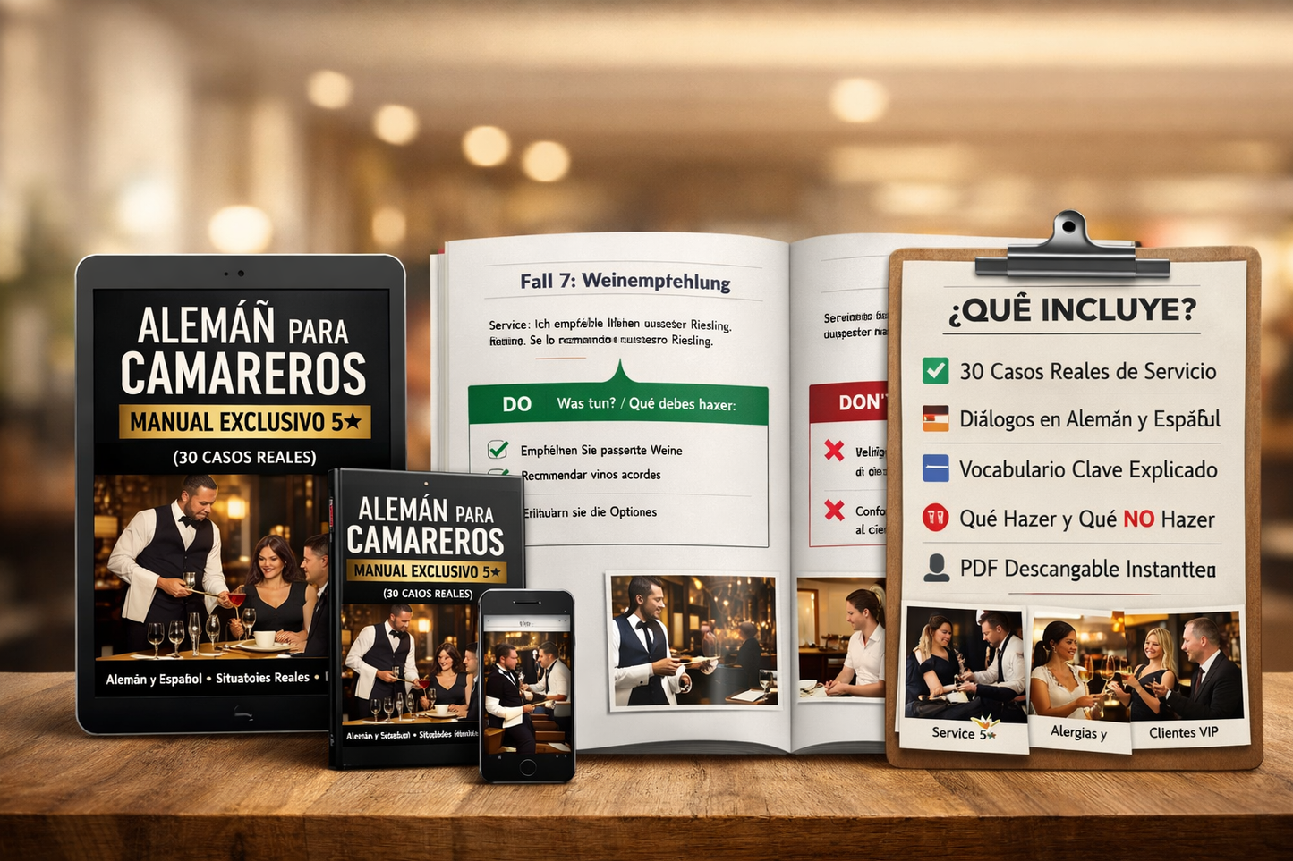 Manual de camareros 5 estrellas ⭐️